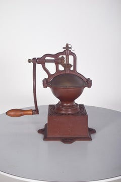 Antique French Manual Coffee Grinder, Peugeot Freres
