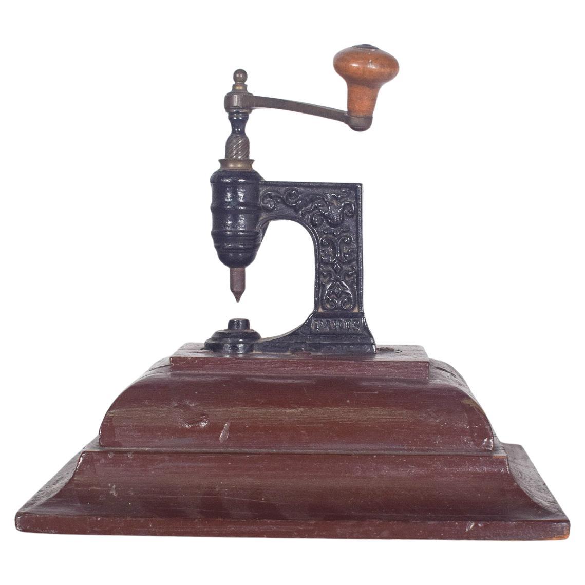 Antique French Manual Hole-Making Machine