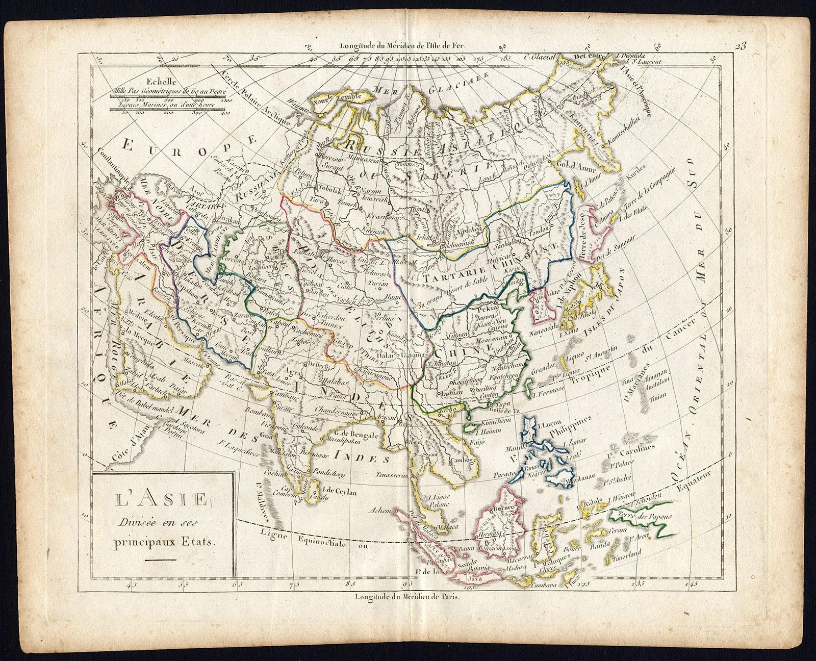 map asie