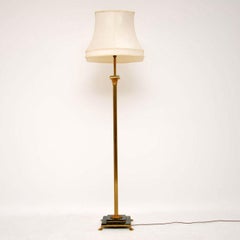 Antique French Marble and Brass Lamp