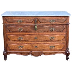 Antique French Marble Chest of Drawers Commode France circa 1890 Number 12