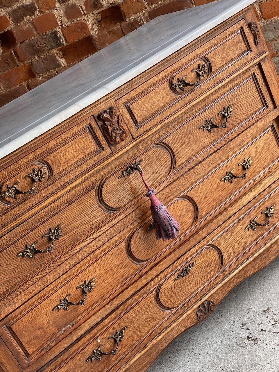 Antique French Marble Chest of Drawers, France, circa 1890 Number 1 5