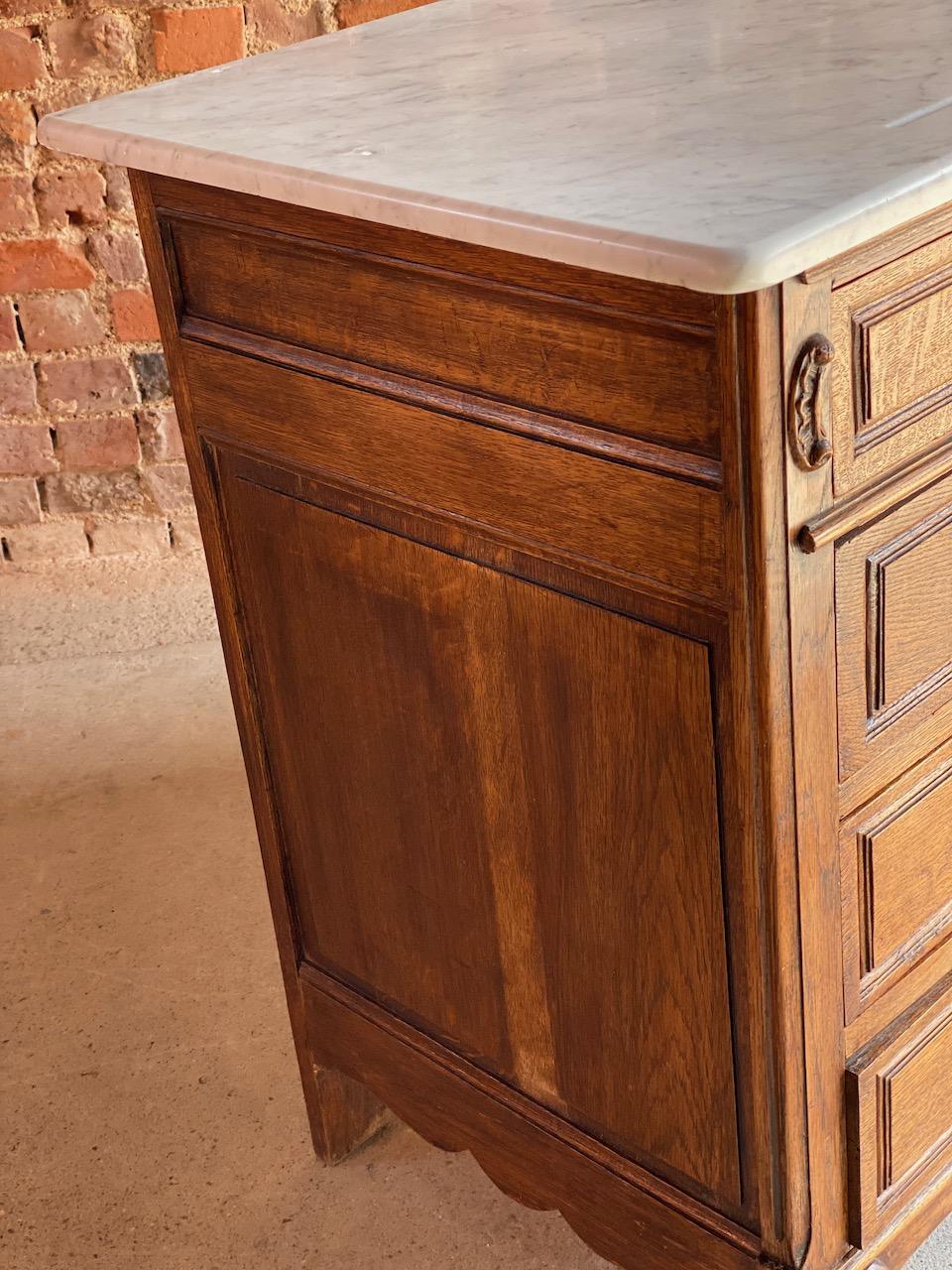 Antique French Marble Chest of Drawers, France, circa 1890 Number 1 3