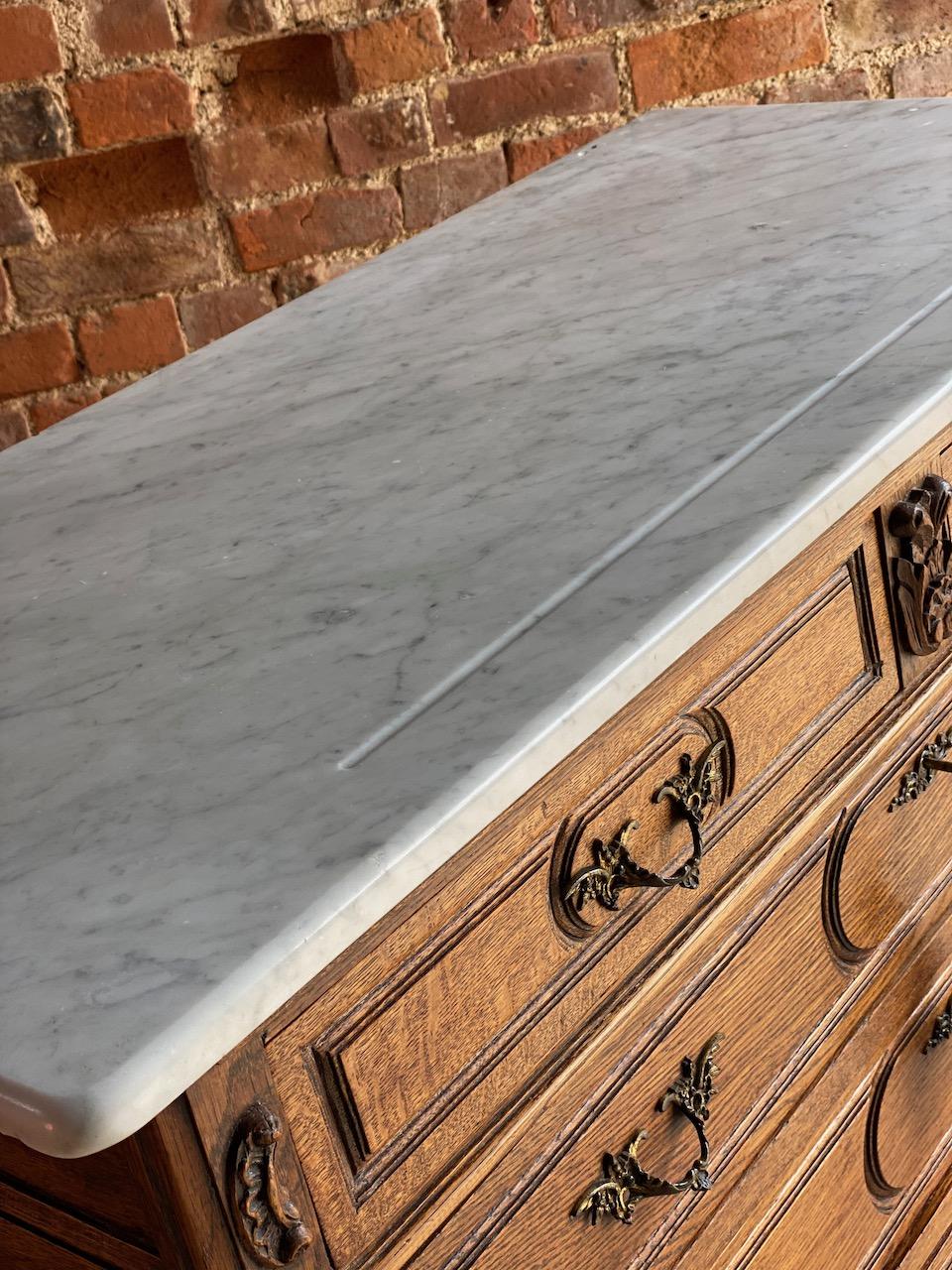 Antique French Marble Chest of Drawers, France, circa 1890 Number 1 4