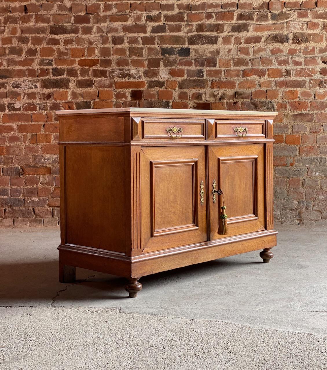 Antique French Marble Cupboard France, circa 1870 Number 3 7