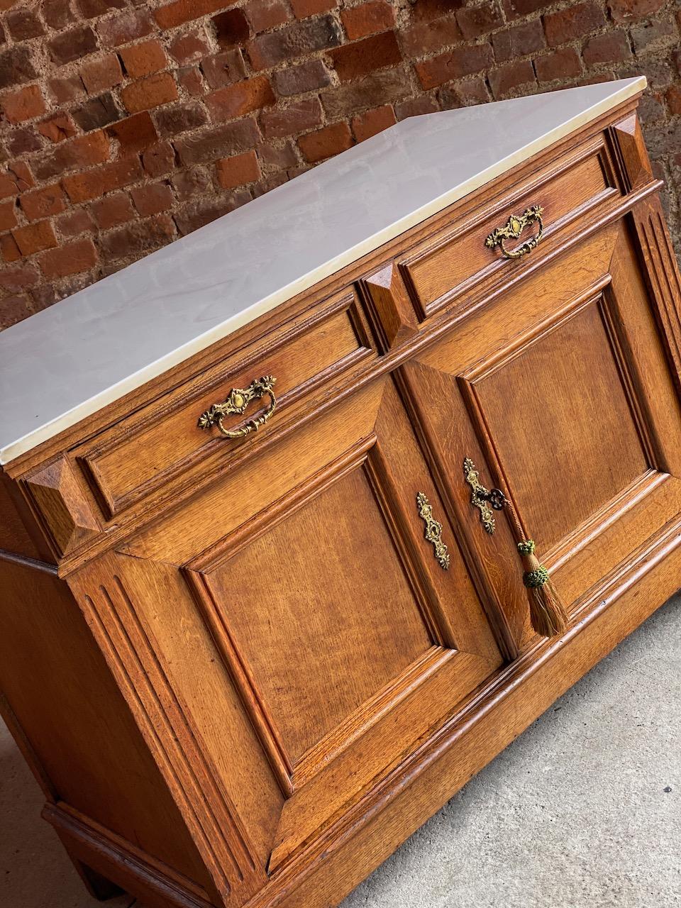 Antique French Marble Cupboard France, circa 1870 Number 3 4