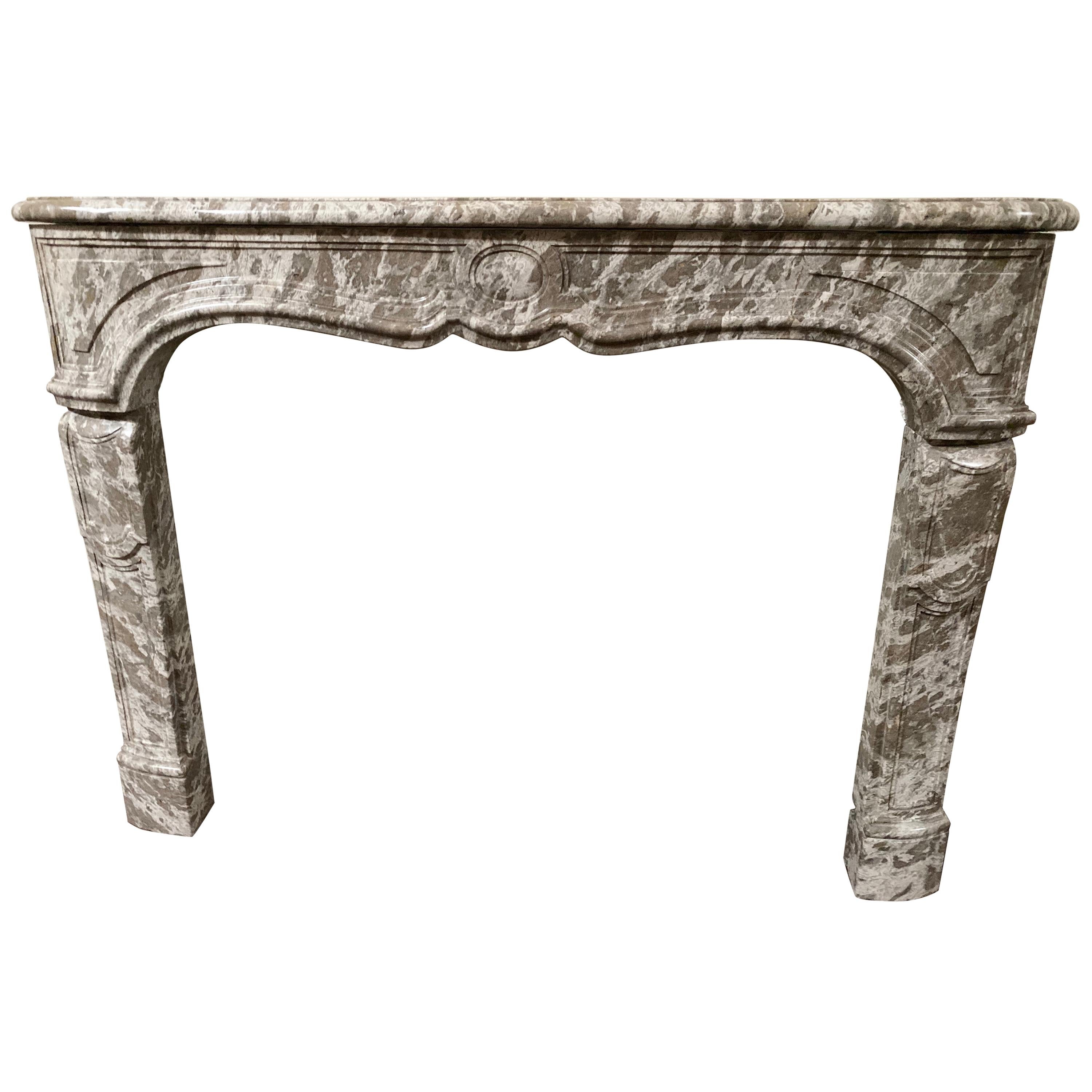 Antique French Marble Fireplace