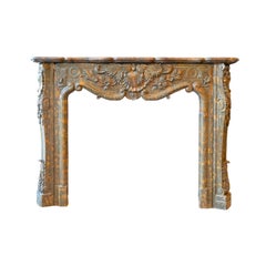 Antique French Marble Mantel