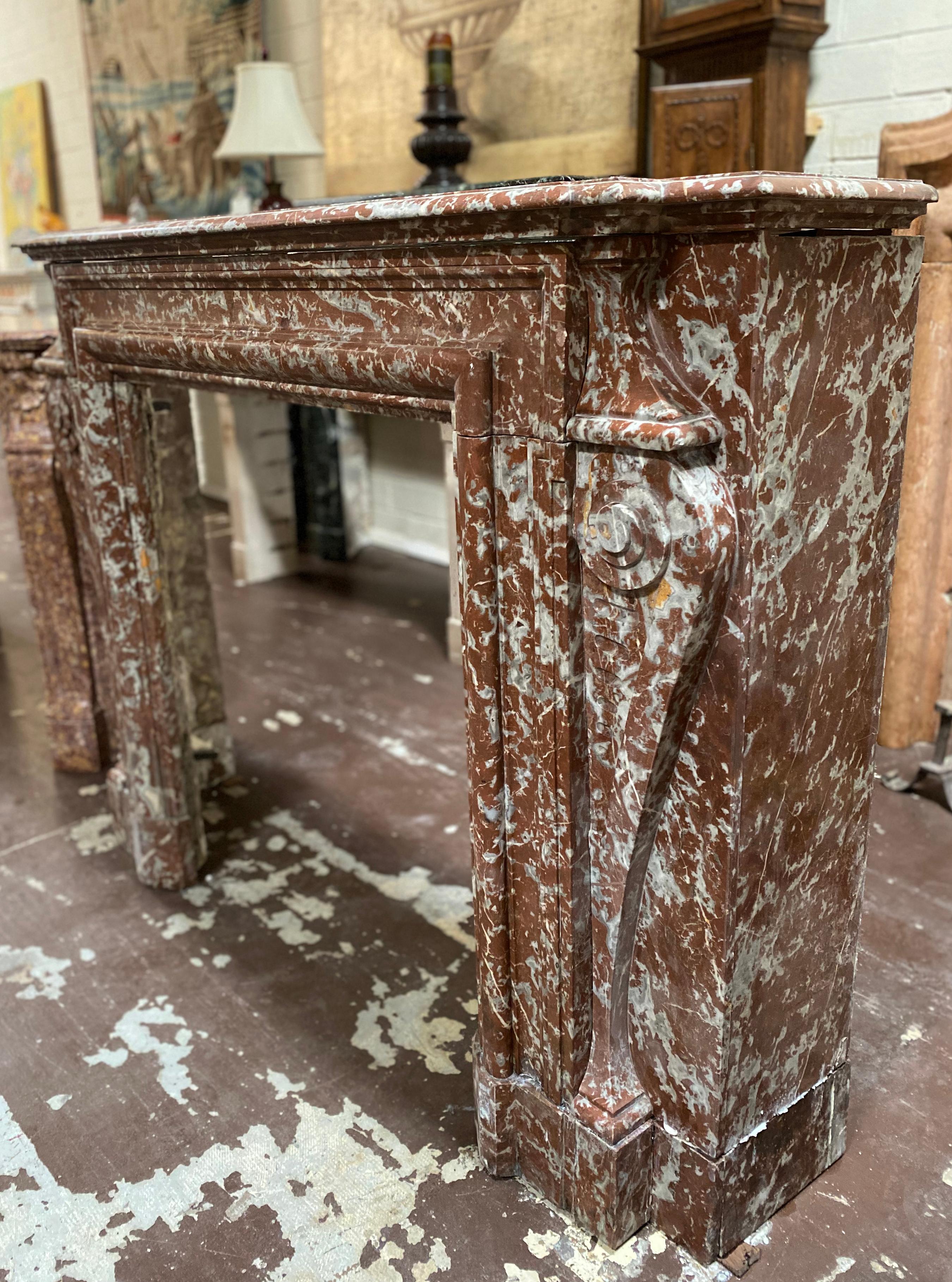 Antique French Marble Mantel 4
