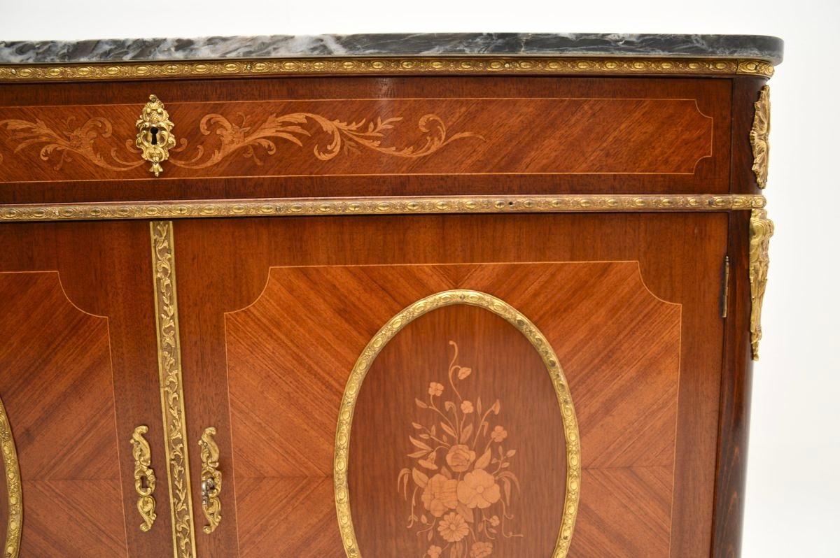 Antique French Marble Top Cabinet 4