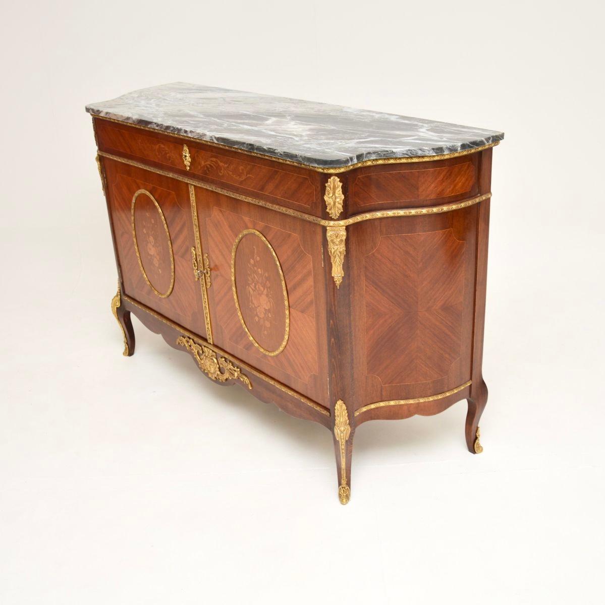 Antique French Marble Top Cabinet In Good Condition In London, GB