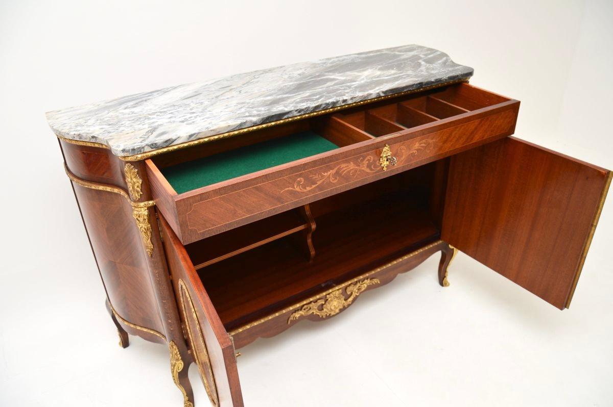 Mid-20th Century Antique French Marble Top Cabinet