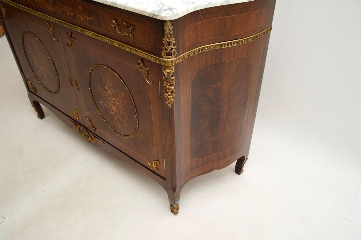 Similoro Antique French, mobile con piano in marmo in vendita