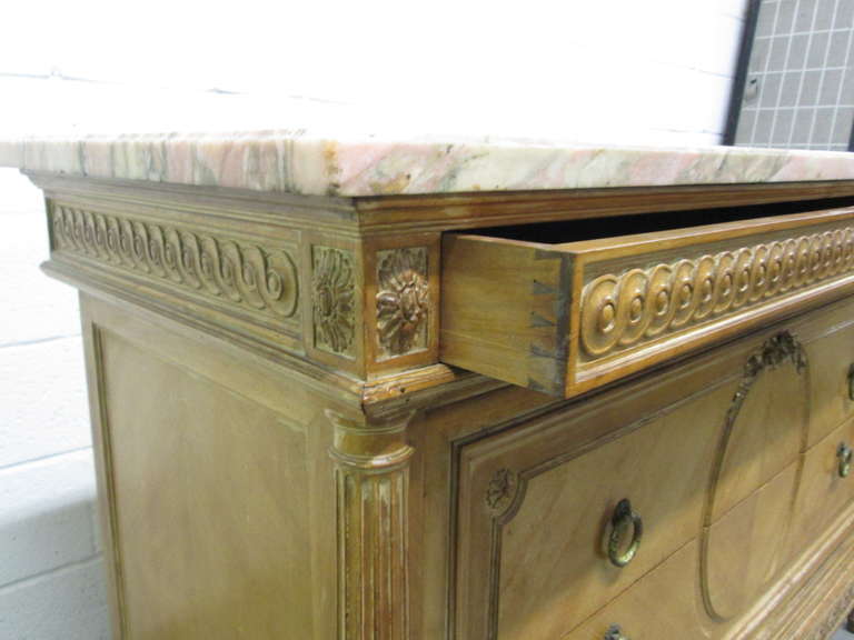 Antique French MarbleTop Dresser For Sale at 1stDibs