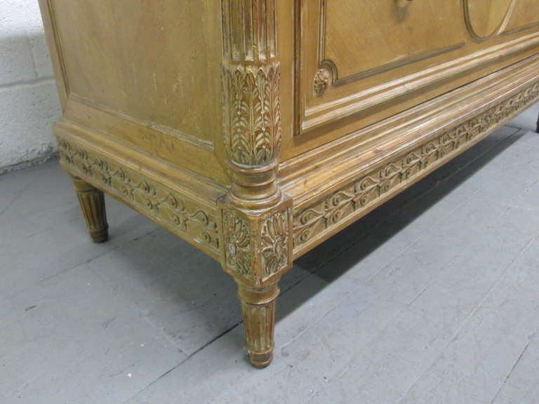 19th Century Antique French Marble-Top Dresser For Sale