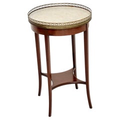 Antique French Marble Top Side Table