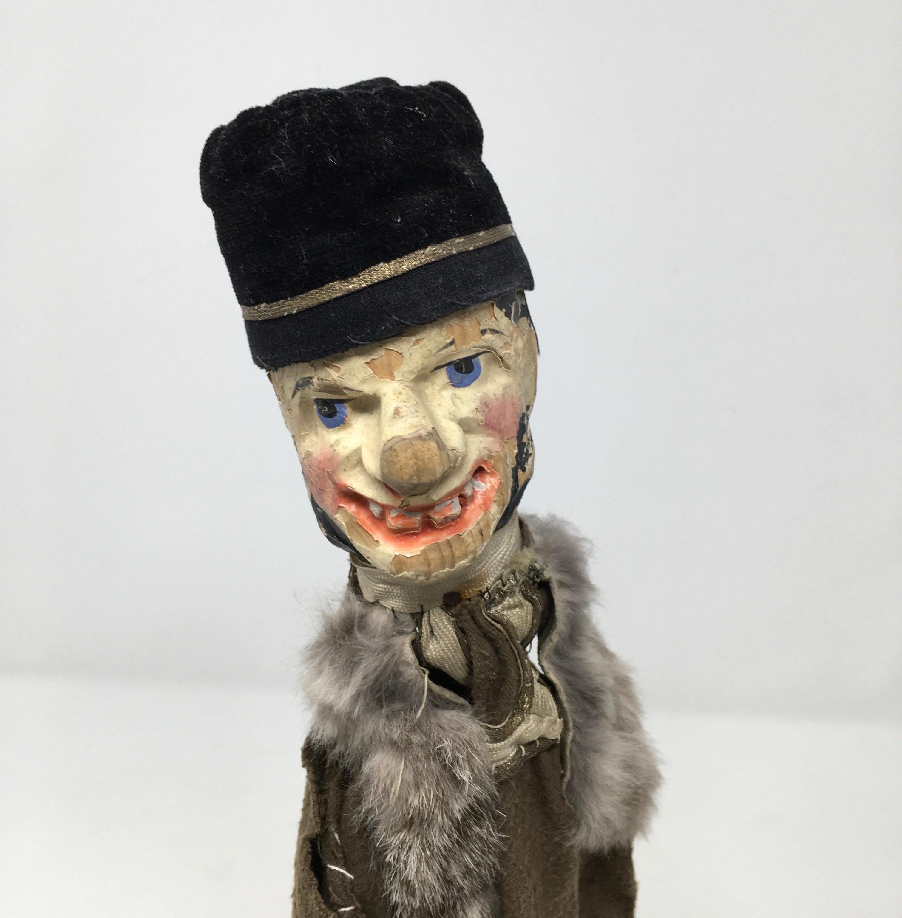 Folk Art Antique French Marionette