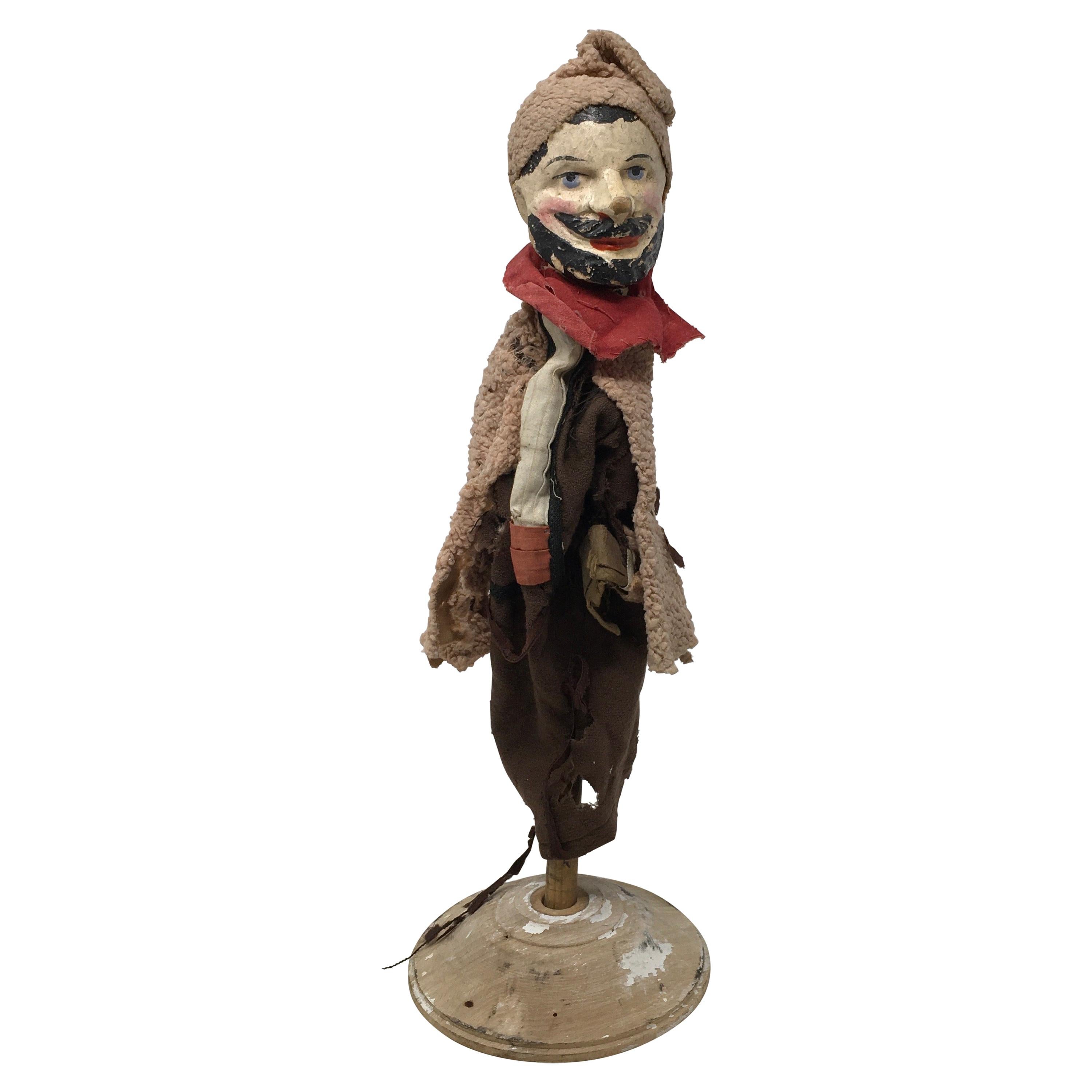 Antique French Marionette For Sale at 1stDibs | marionette france, scarf  marionette