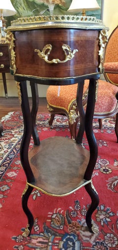 Antique French Marquetry Jardinière