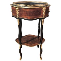 Antique French Marquetry Jardinière