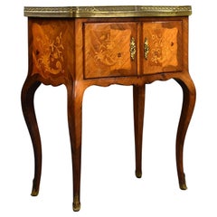 Antique French Marquetry Side Cabinet