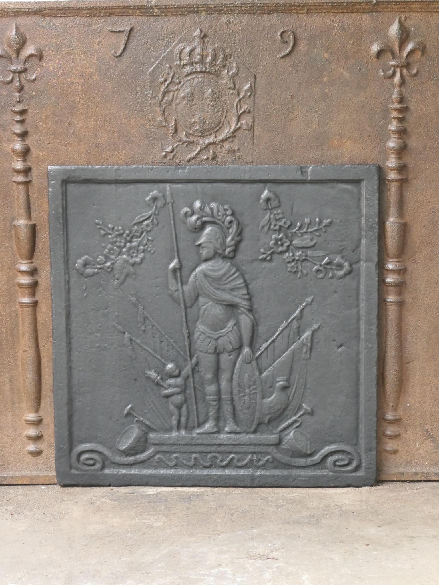 Antiker französischer „Mars“-Kaminschirm / Backsplash aus dem 19. Jahrhundert (Französisch) im Angebot