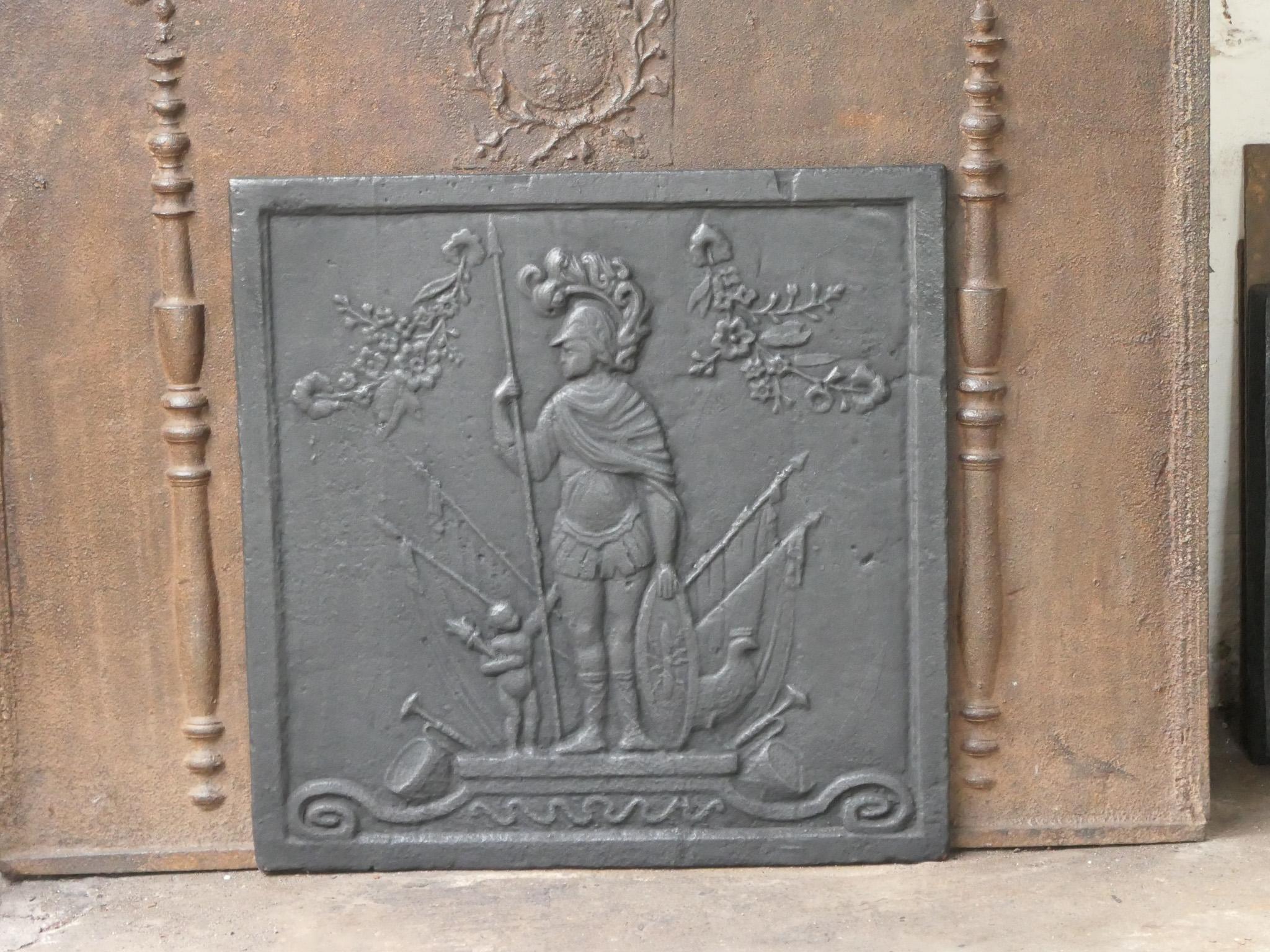 Antiker französischer „Mars“-Kaminschirm / Backsplash aus dem 19. Jahrhundert im Zustand „Gut“ im Angebot in Soest, NL