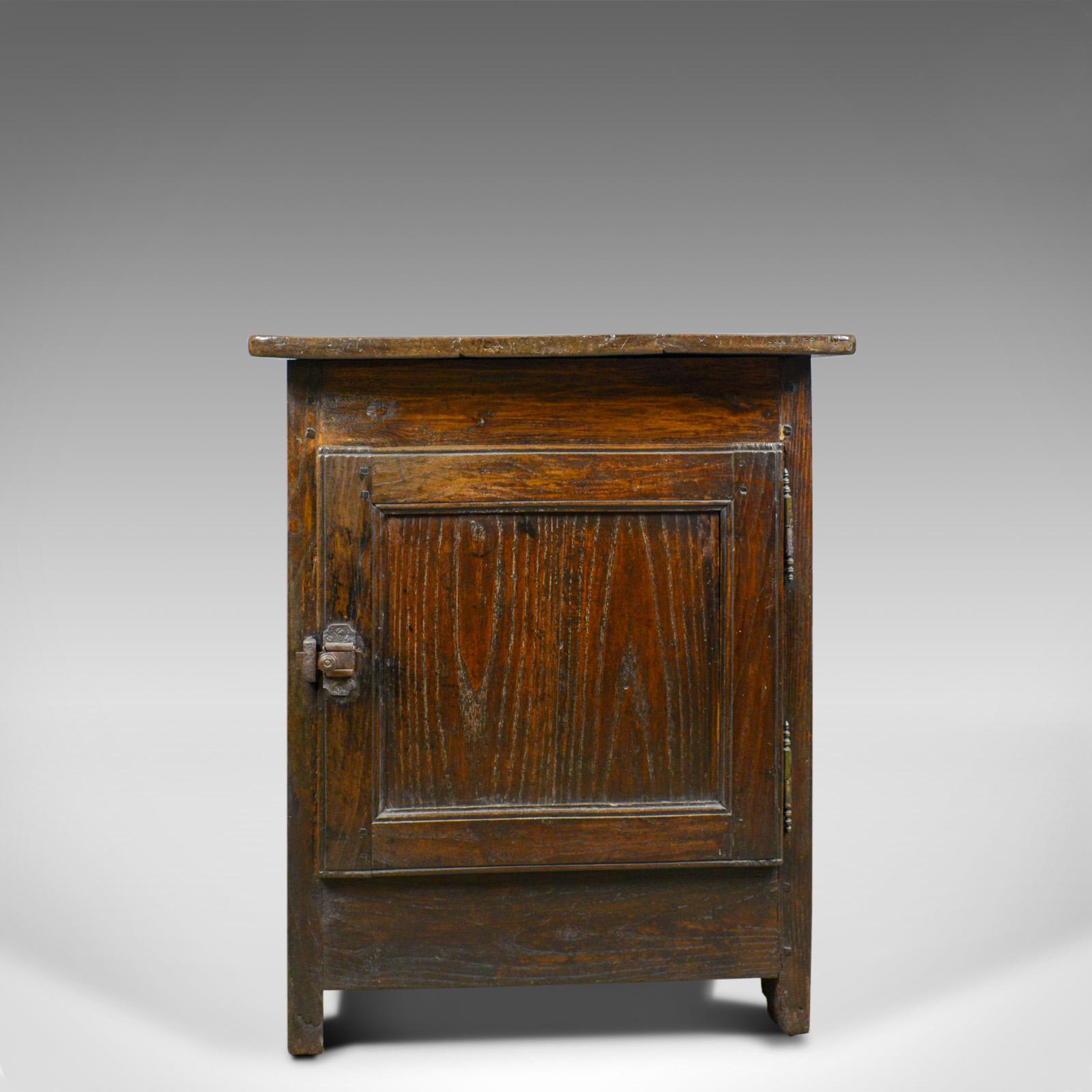 Antique French Mayoral Clerk's Desk, Oak, Elm, Mid-19th Century, circa 1850 5