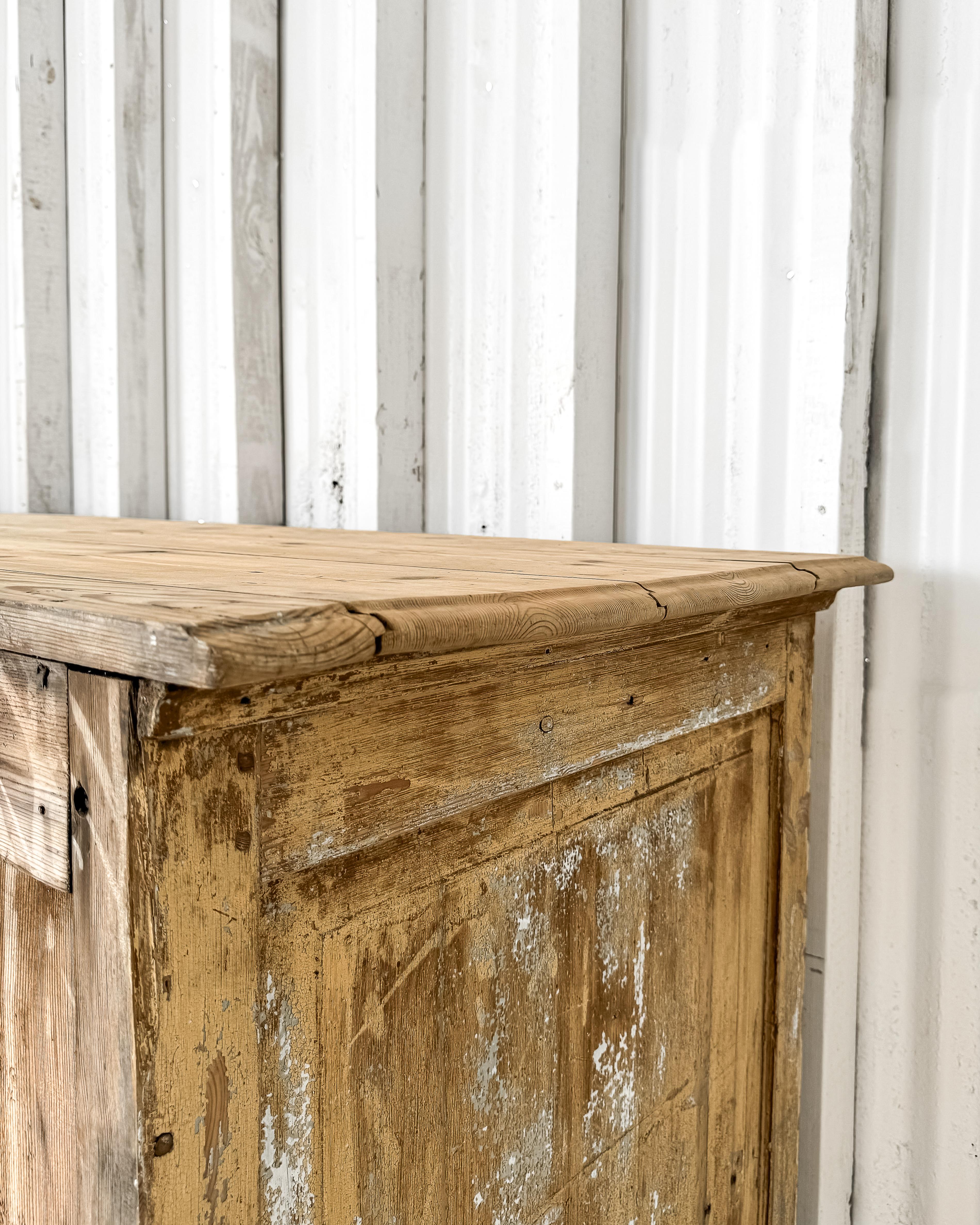 Antique French Mercantile Showcase with 4 Doors 14