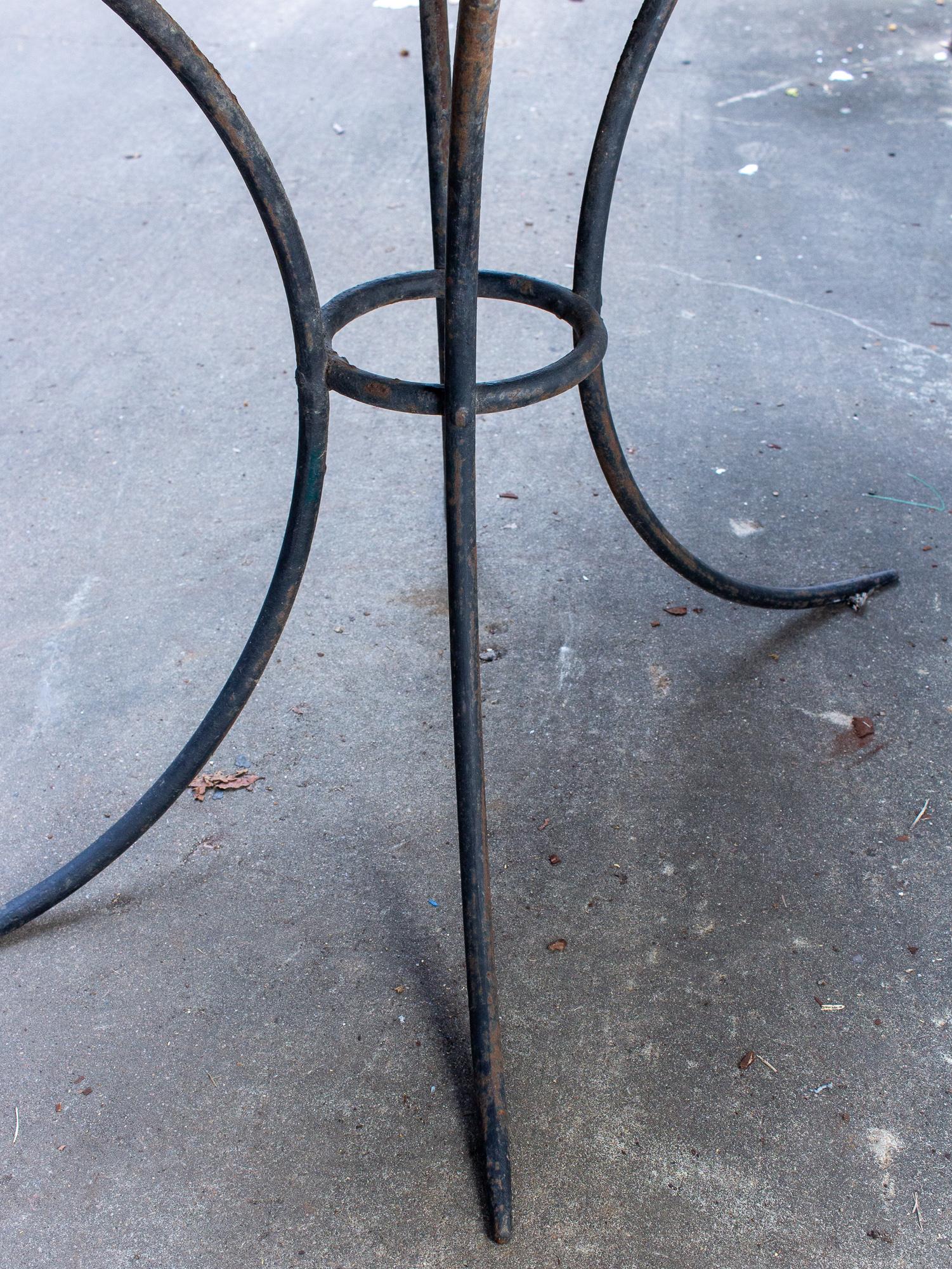 Antique French Metal Garden and Dining Table 4