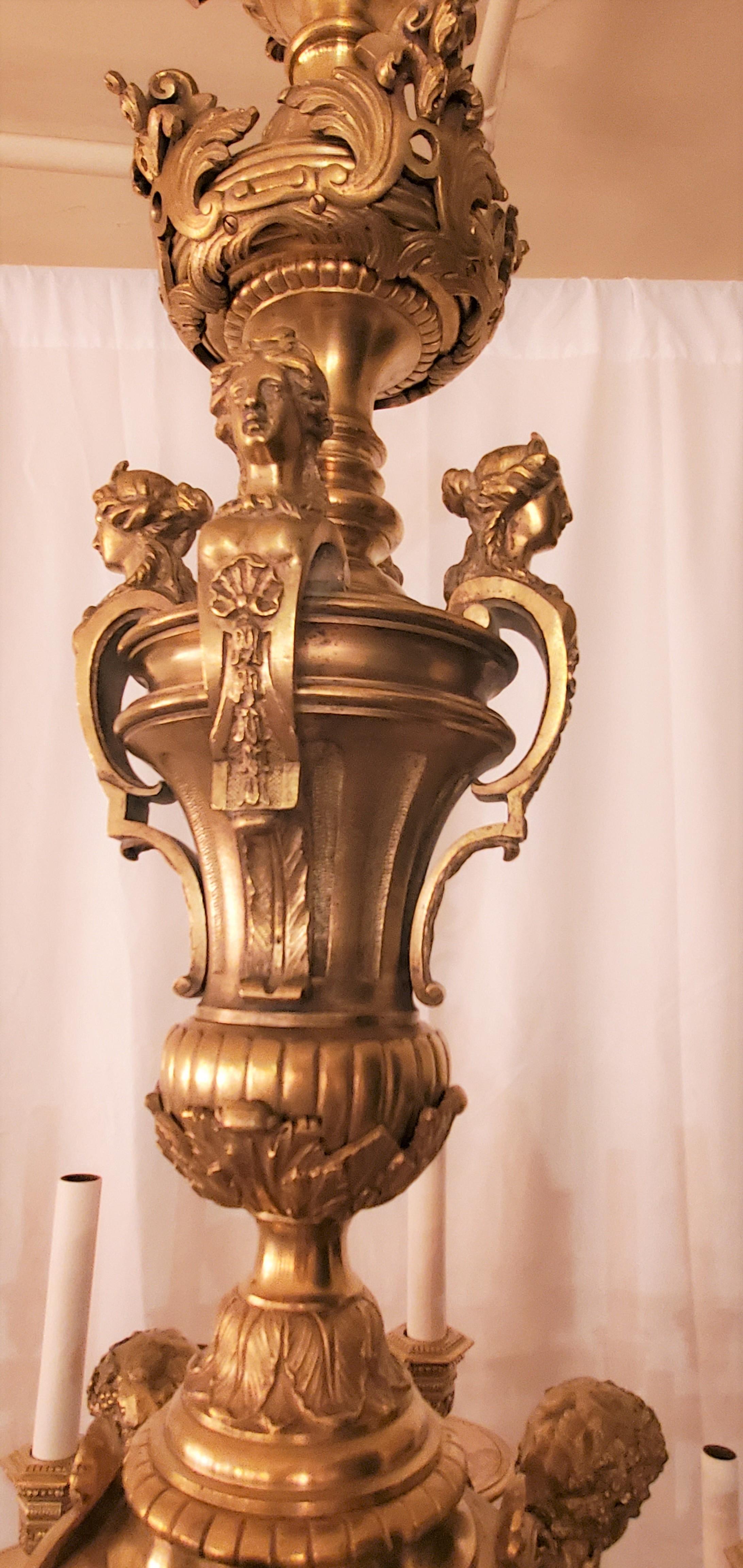 A very handsome example of a Mazarin fixture.