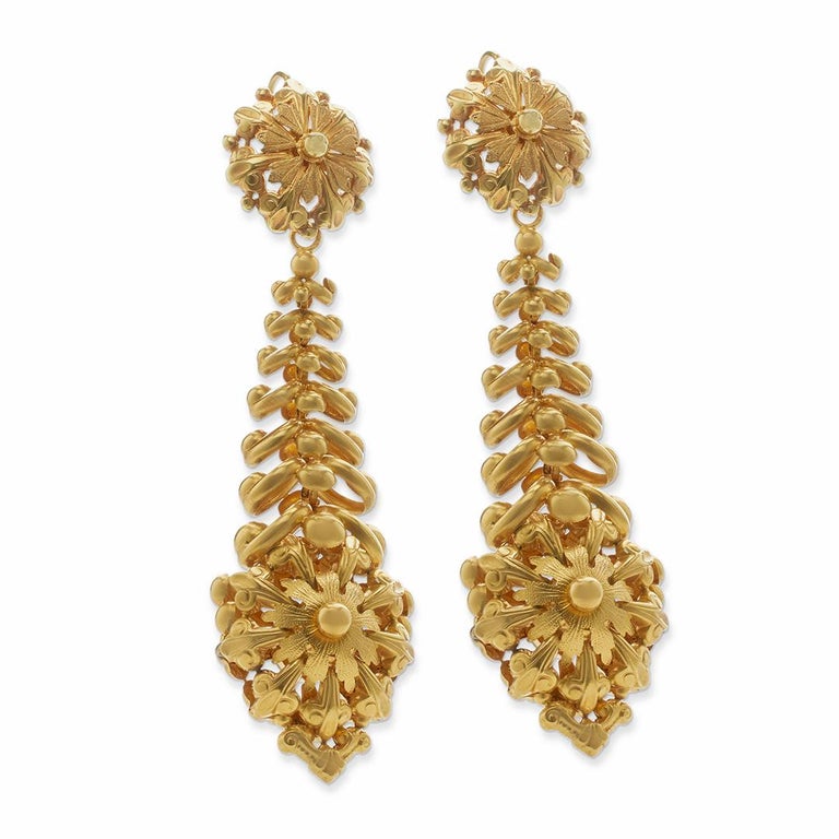 Frances Long Drop Earrings