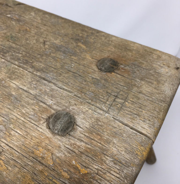 Antique French Milking Stool at 1stDibs