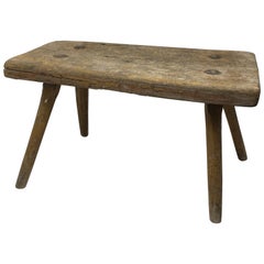 Antique French Milking Stool