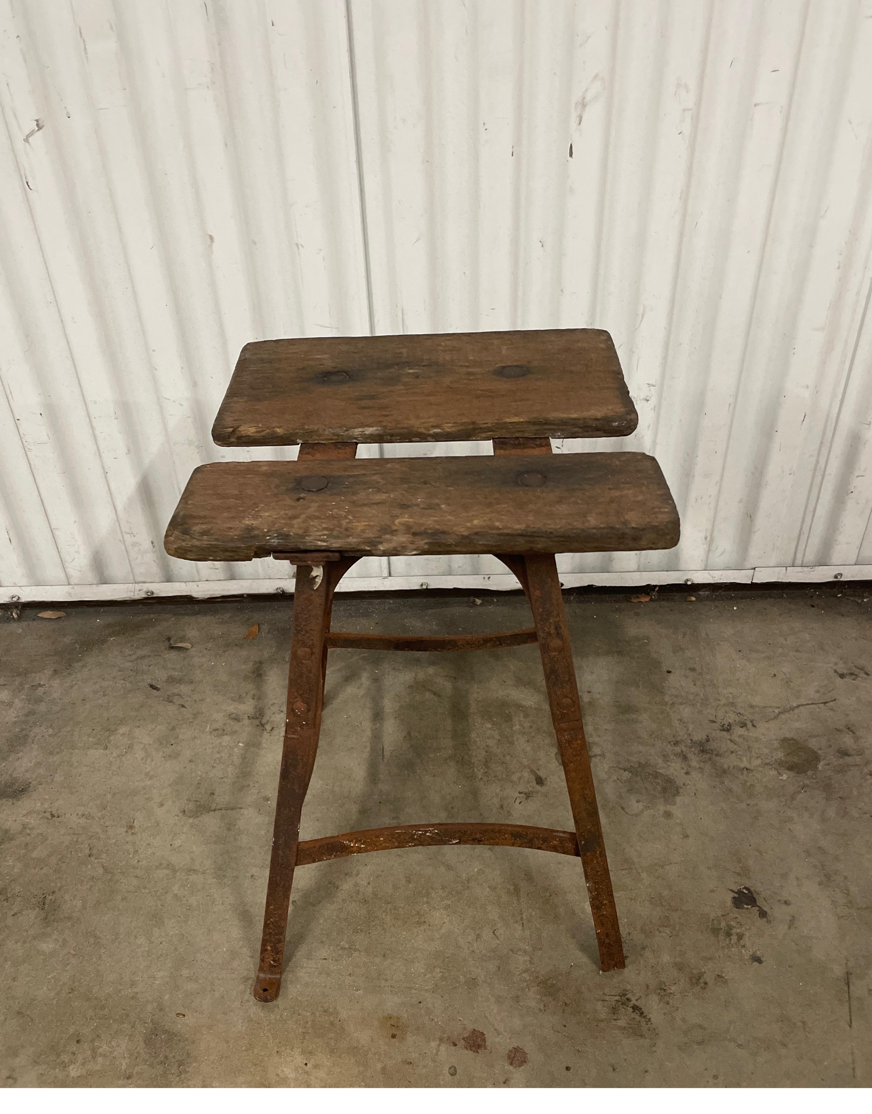 Antique French Milking Stool For Sale at 1stDibs