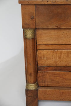 Antique French Miniature Empire Style Model Chest