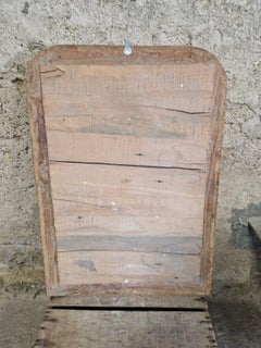 Miroir français ancien de style Louis Phillipe doré du 19ème siècle