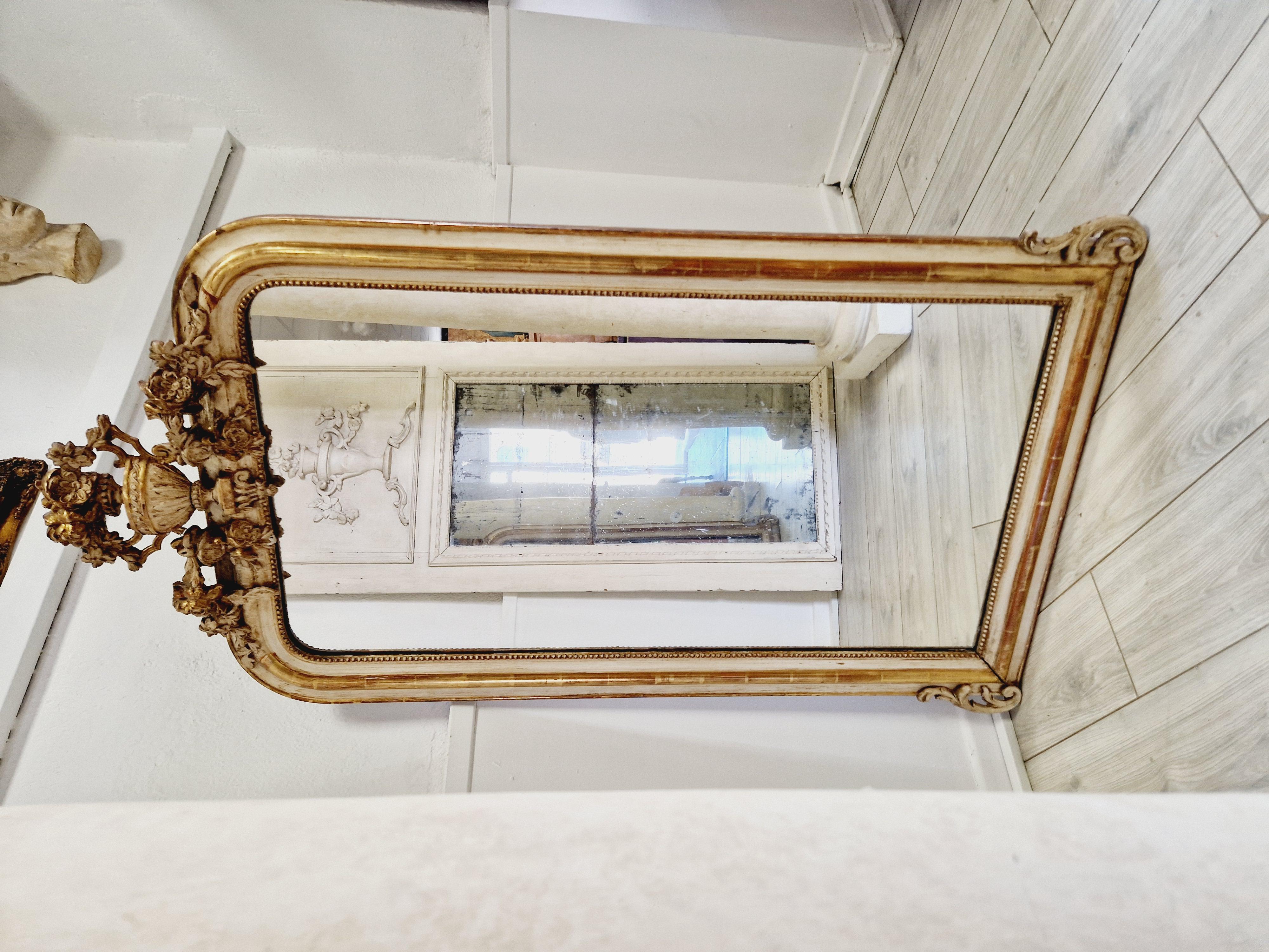 Antique Mirror francese in stile Luigi XVI in vendita 2