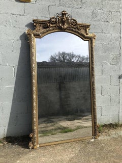 Antique French Mirror, Mega Rare, Early 1800s, Vintage