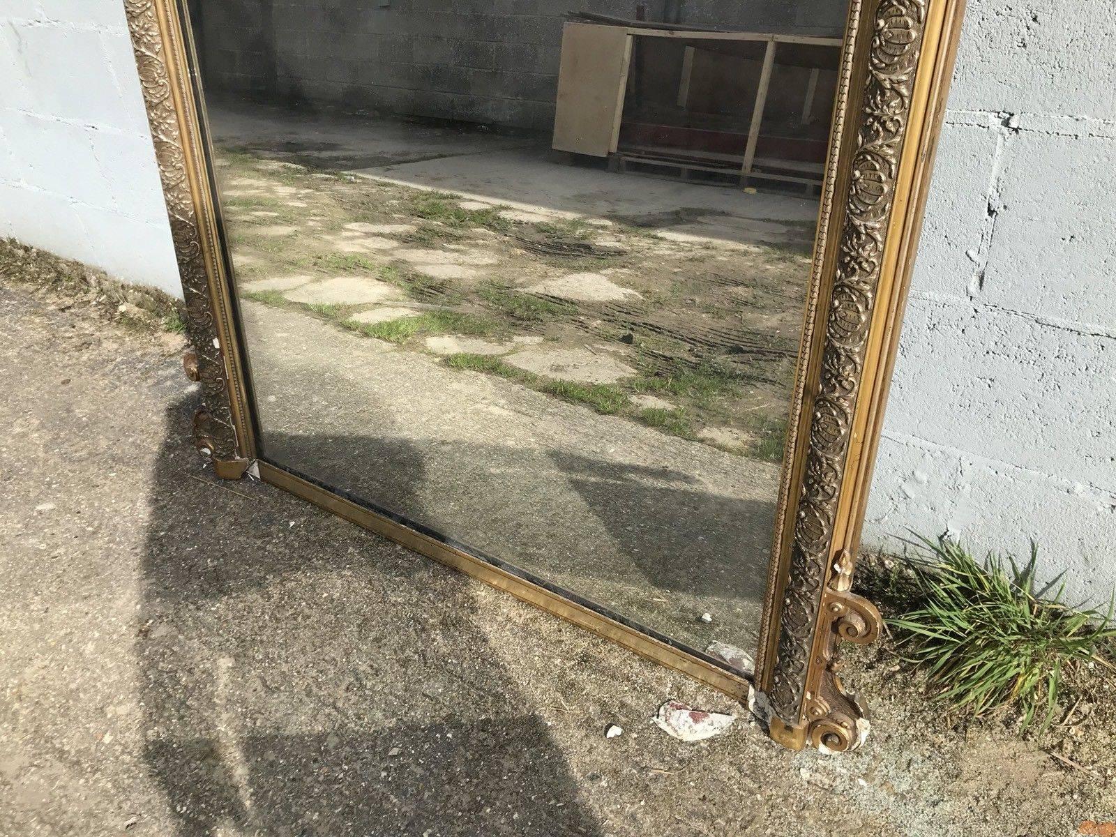 Antique French Mirror, Mega Rare, Early 1800s, Vintage For Sale 1