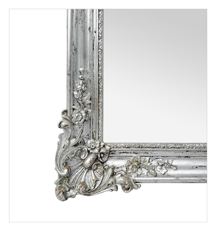 Antique French Mirror Silver Wood Louis XV Style, circa 1890 In Good Condition In Paris, FR