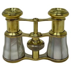 Antique French Mother-of-Pearl Opera Glasses, Circa 1880.
