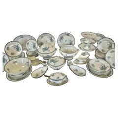 Antique French "Muguet" Tableware Set - Saint Amandinoise, Early 20th Century