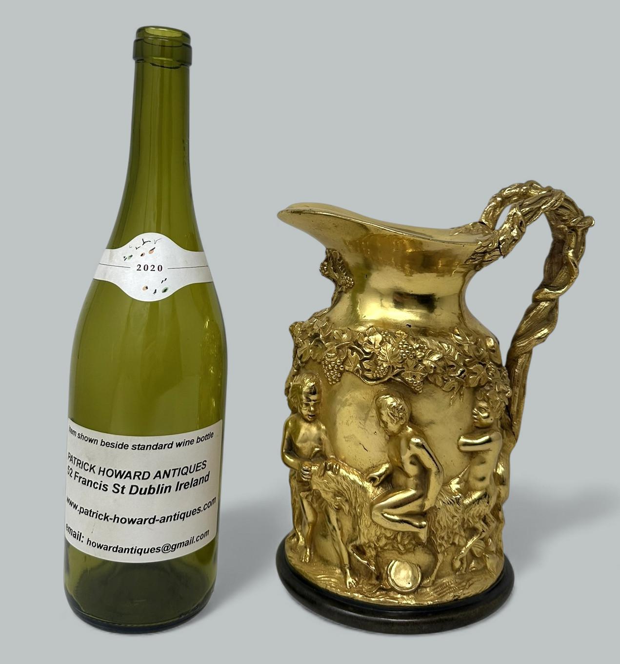 Antique French Mitologico Bronzo Ormolu Ewer Claude Michel Clodion Grand Tour in vendita 6