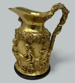 Antique French Mythological Bronze Ormolu Ewer Claude Michel Clodion Grand Tour