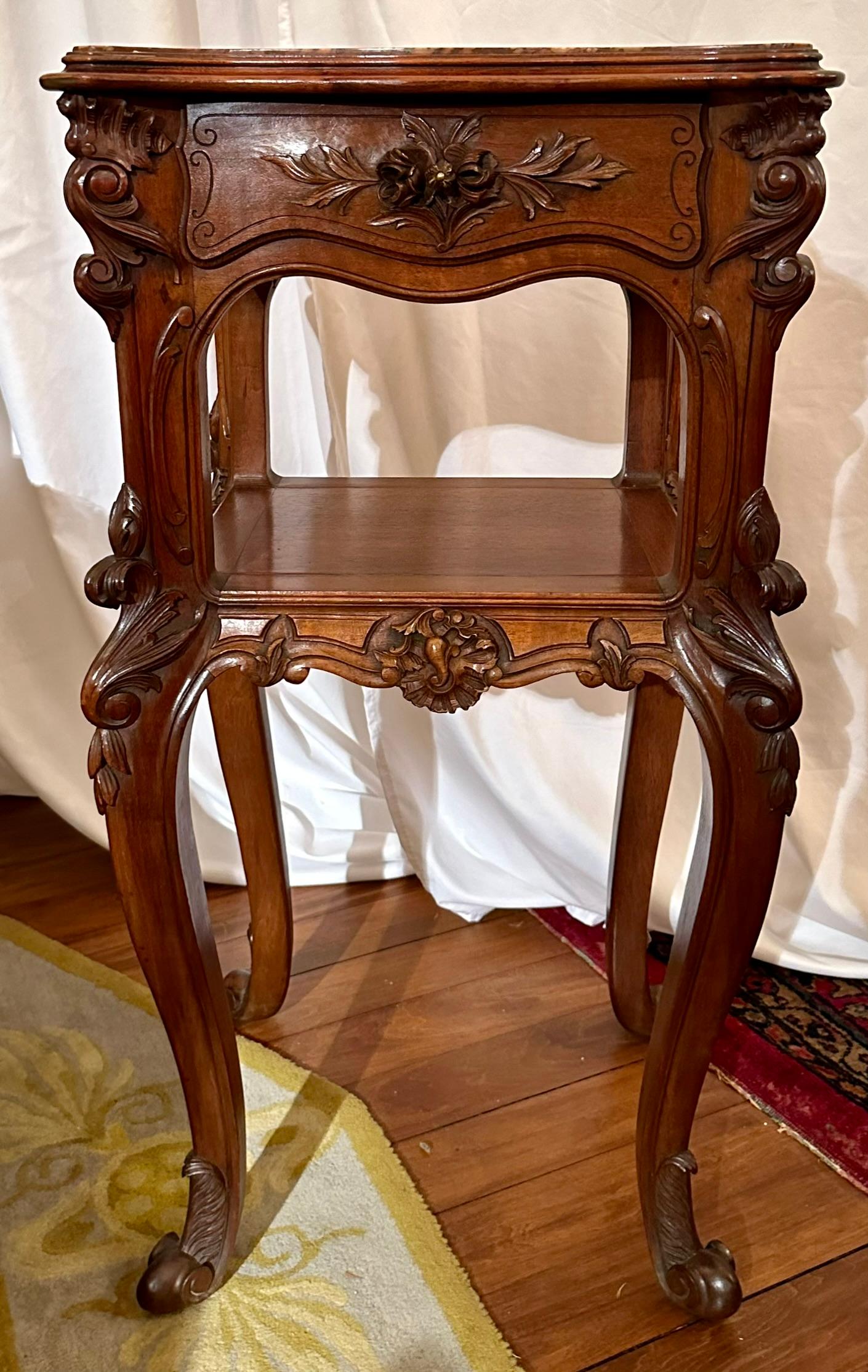 Antique French Napoleon III Carved Mahogany 5 Piece Bedroom Suite, Circa 1880. For Sale 12