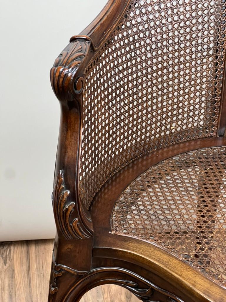 Antique French Silla de escritorio Napoleón III (Fauteuil de Bureau) c. Finales del siglo XIX en venta 1