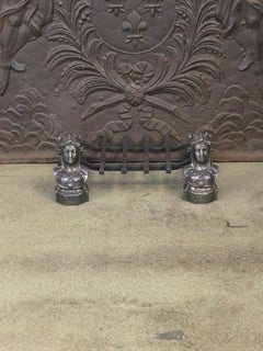 Ancienne grille de cheminée Napoléon III, 19ème siècle