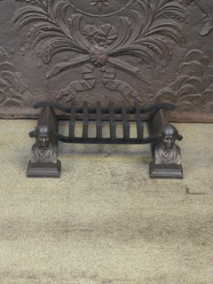 Ancienne grille de cheminée Napoléon III, 19ème siècle