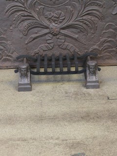 Ancienne grille de cheminée Napoléon III, 19ème siècle